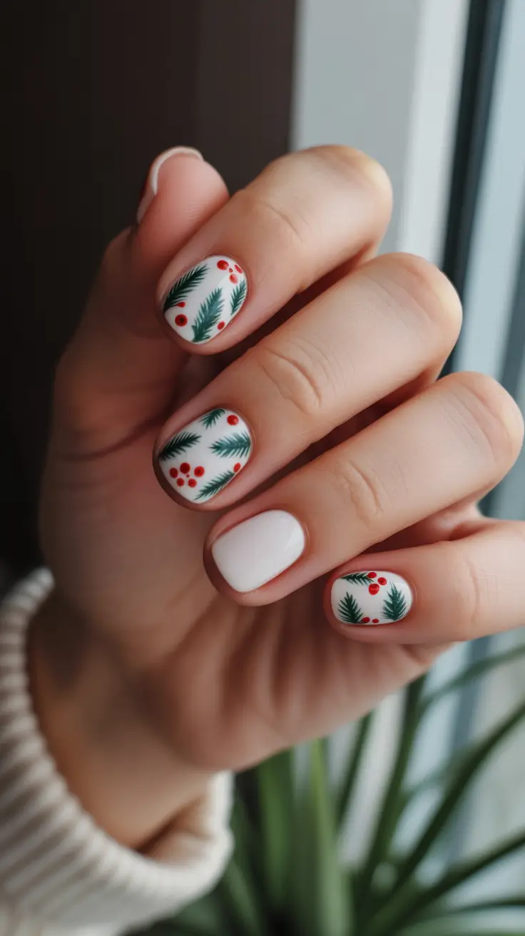 cute-winter-nails-2025-2026-festive-botanical-minimalism
