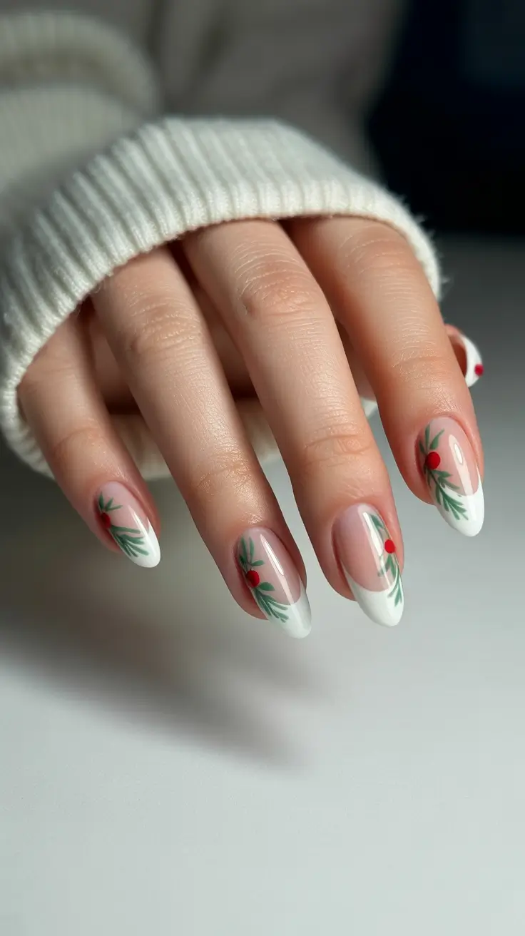 cute-winter-nails-2025-2026-white-tipped-holly-french