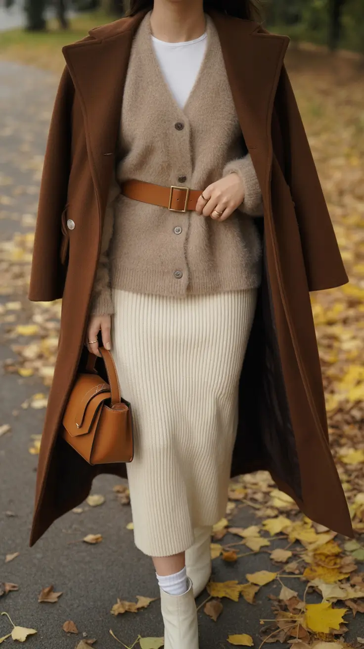 cozy winter outfits 2025-2026 Autumnal Elegance