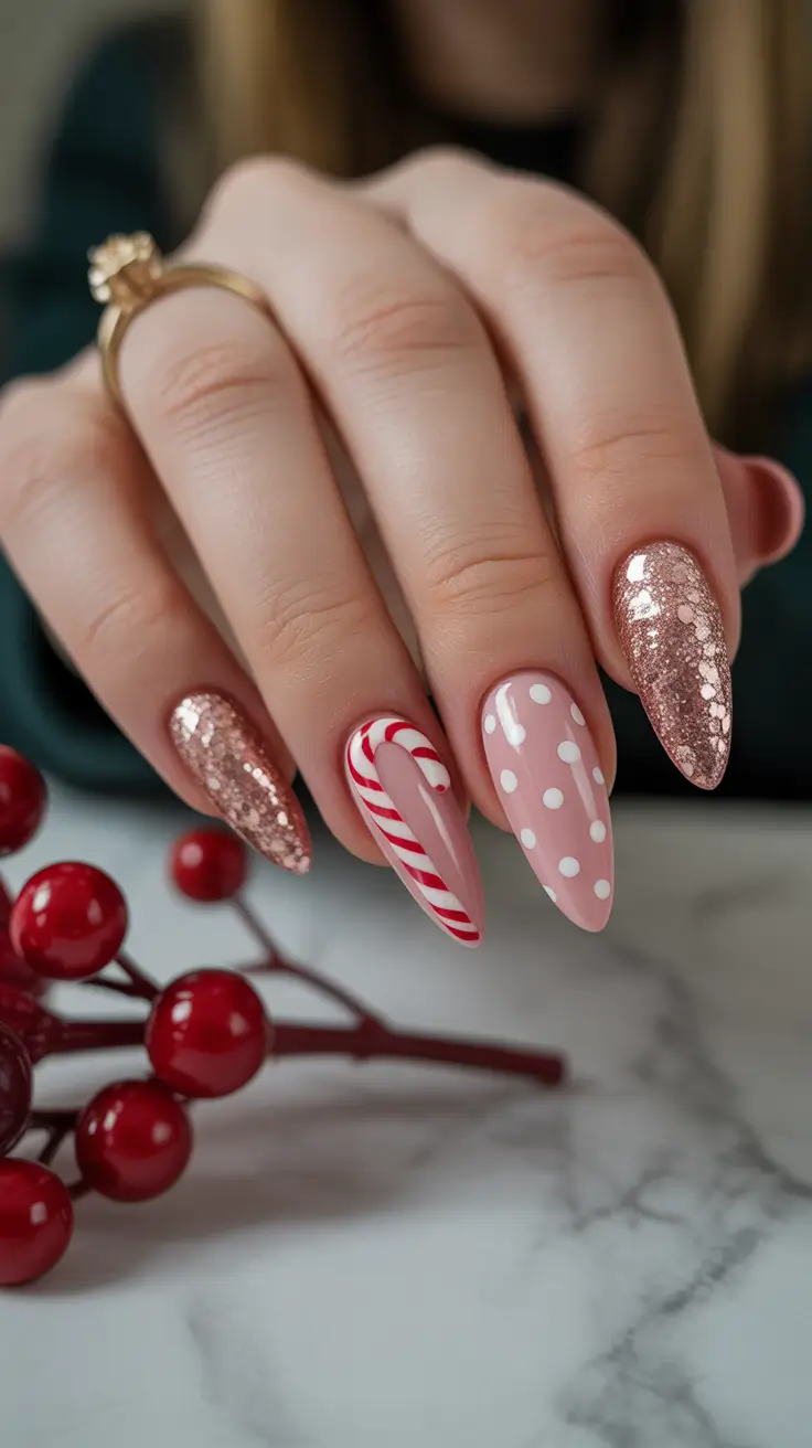 Gel Nail Trends Winter 2025-2026 Sweet Candy Glam