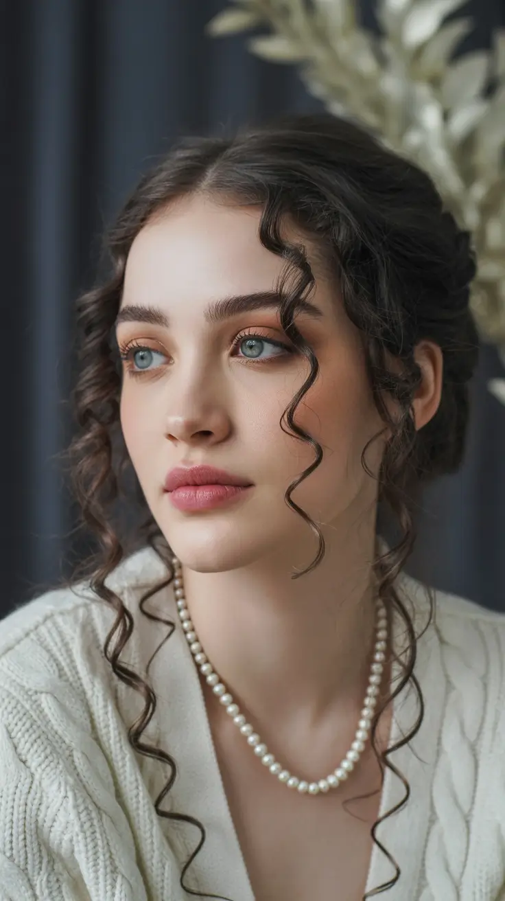 winter-hairstyles-2025-2026-Soft-Romantic-Curls-with-Classic-Charm