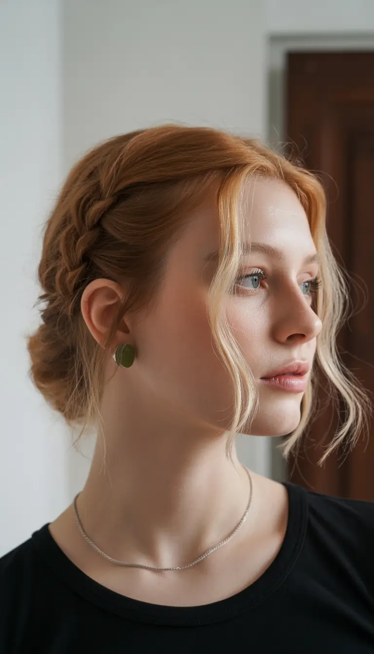winter-hairstyles-2025-2026-Chic-Braided-Bun-for-Everyday-Grace