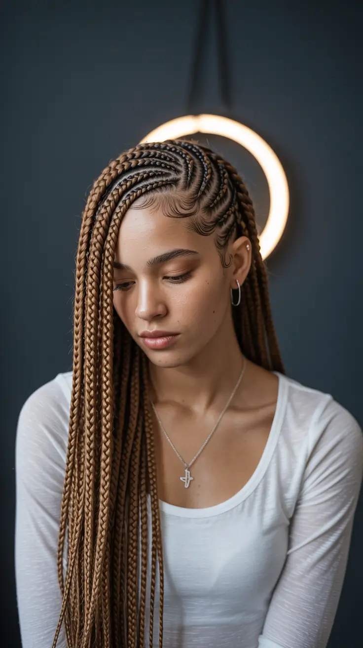 winter-hairstyles-2025-2026-Long-Braids-with-Side-Detail
