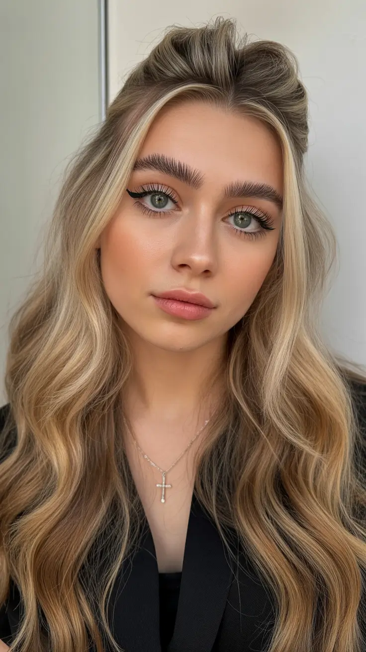 winter-hairstyles-2025-2026-half-up-waves