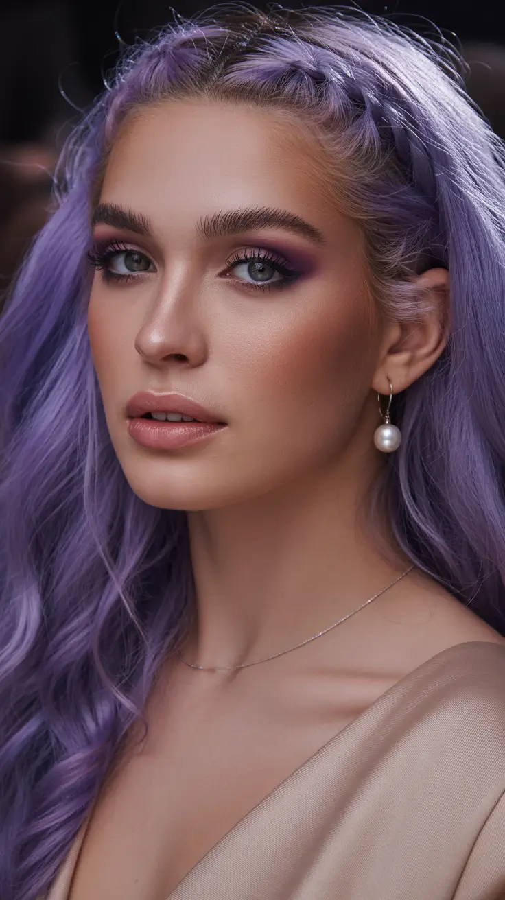 winter-hairstyles-2025-2026-pastel-lavender-waves