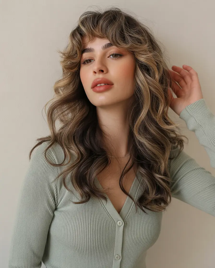 winter hair colors highlights 2025-2026 Chunky Highlight Dimension