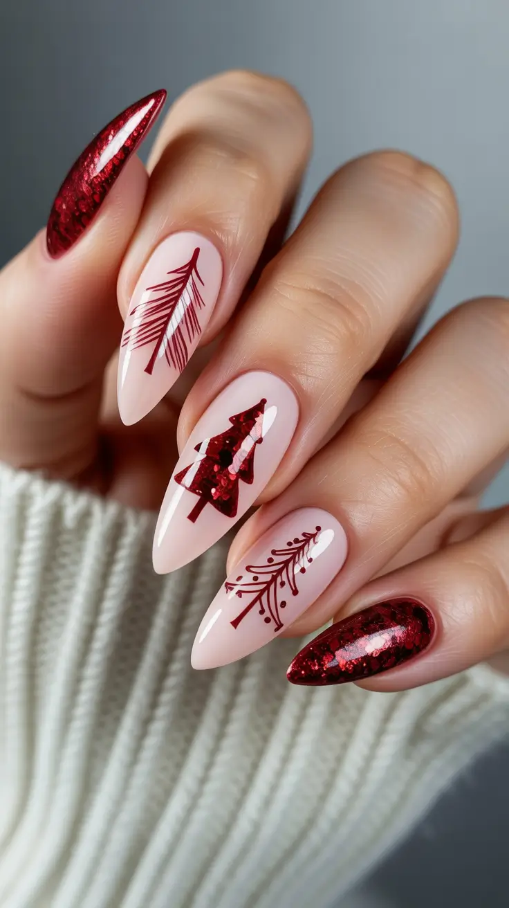 Late Winter Nails 2025–2026 Crimson Pines