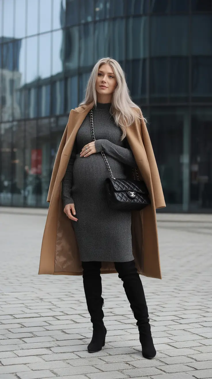 maternity outfits 2026 Timeless City Layers