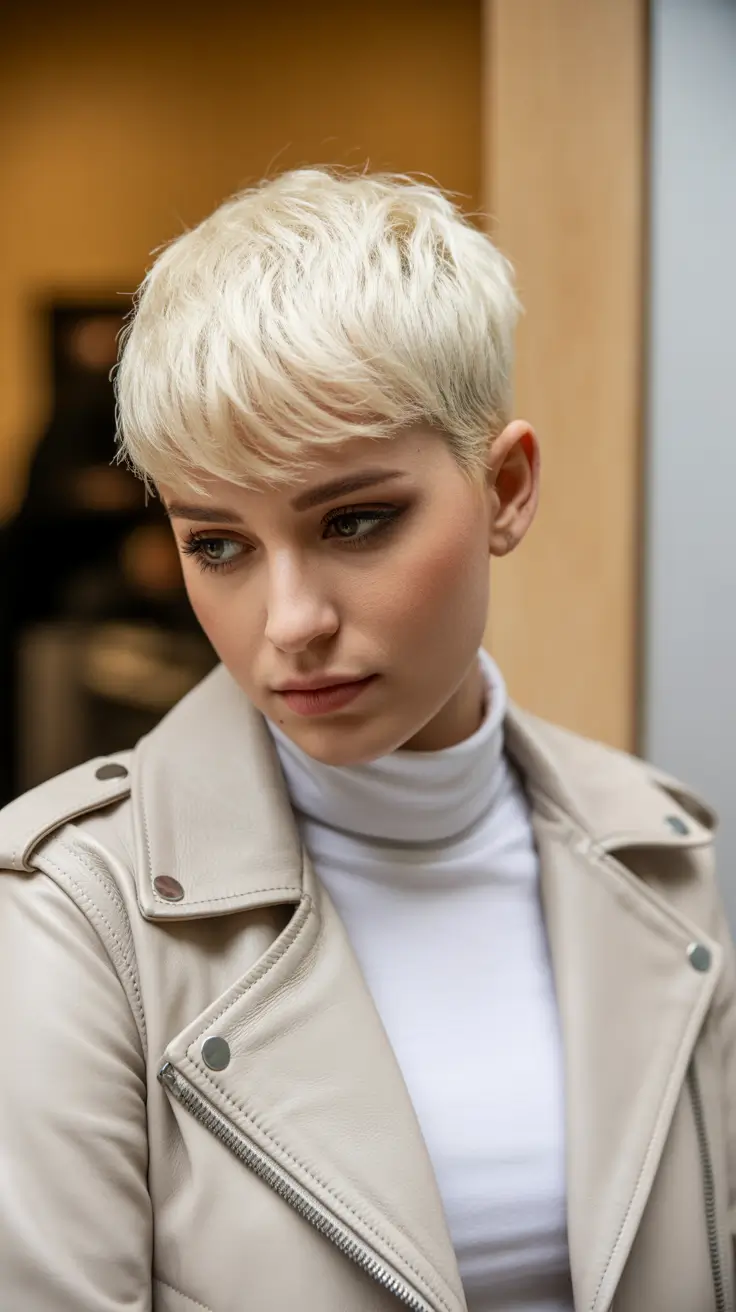Modern Pixie Haircuts Winter 2025–2026 Frosted Minimalist Pixie