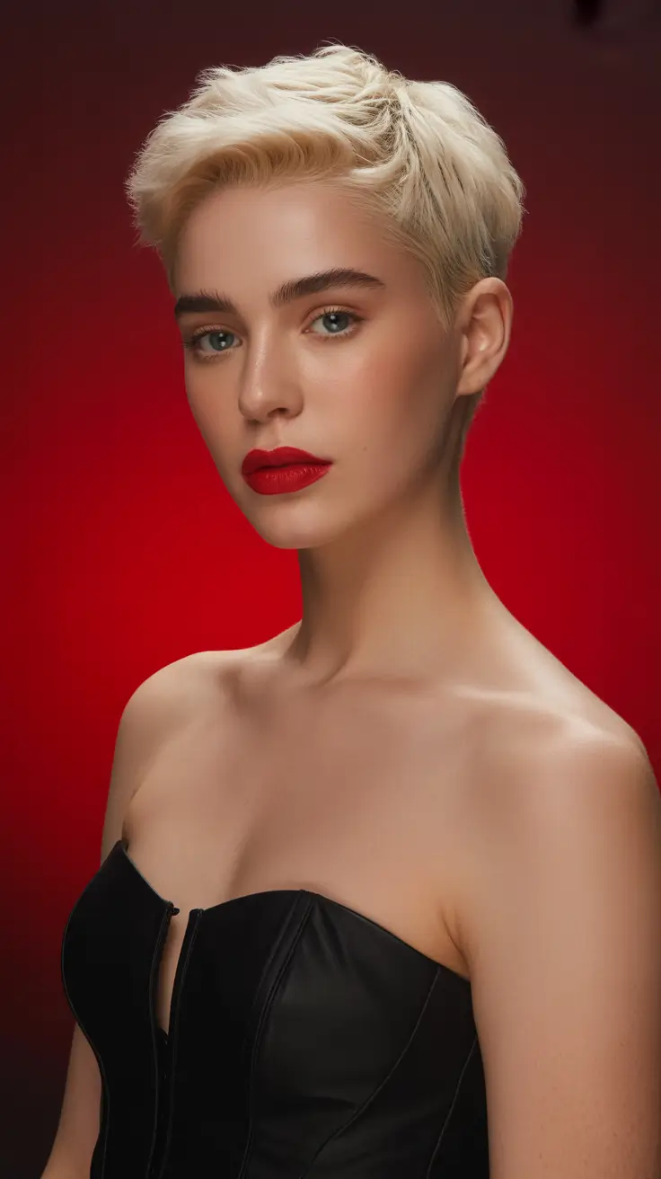 Modern Pixie Haircuts Winter 2025–2026 Platinum Rebel Elegance