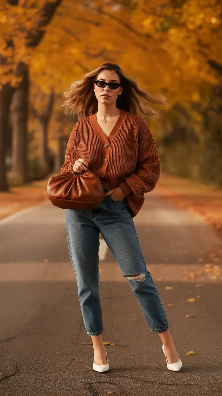 mom outfits 2026 Autumn Knit Revival