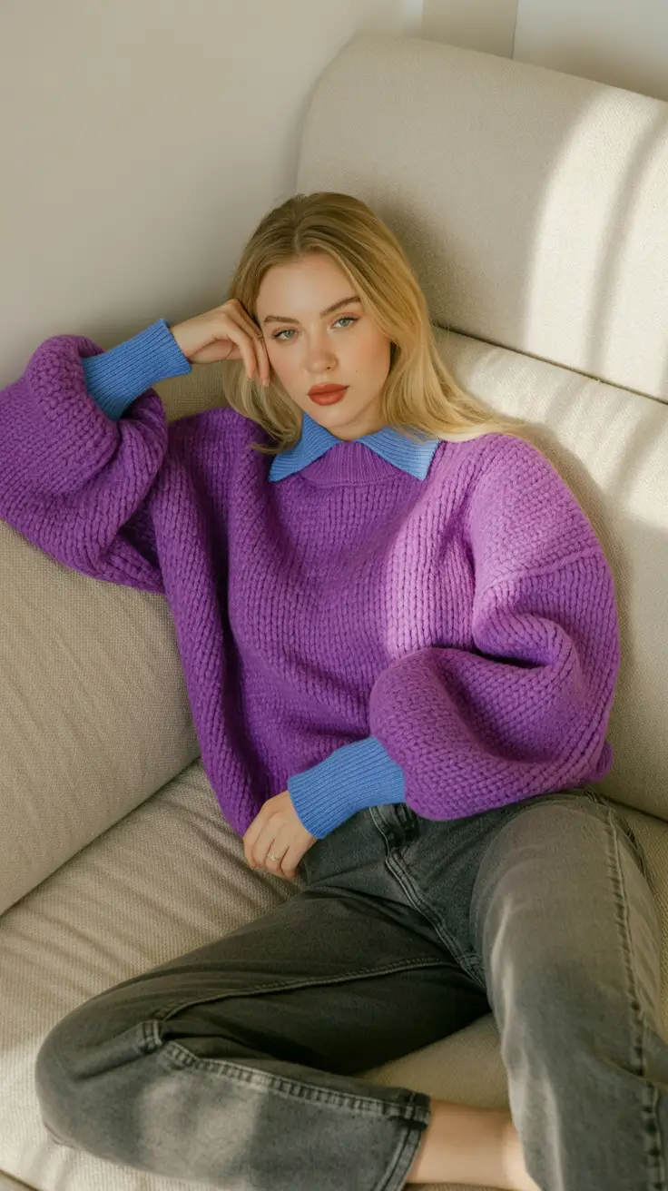 mom outfits 2026 Lavender Lounge Mood