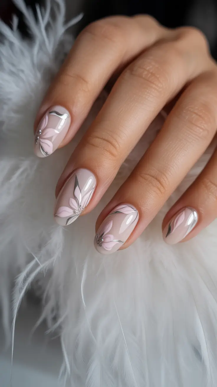 Neutral Winter Nails 2025–2026 Petal Whisper