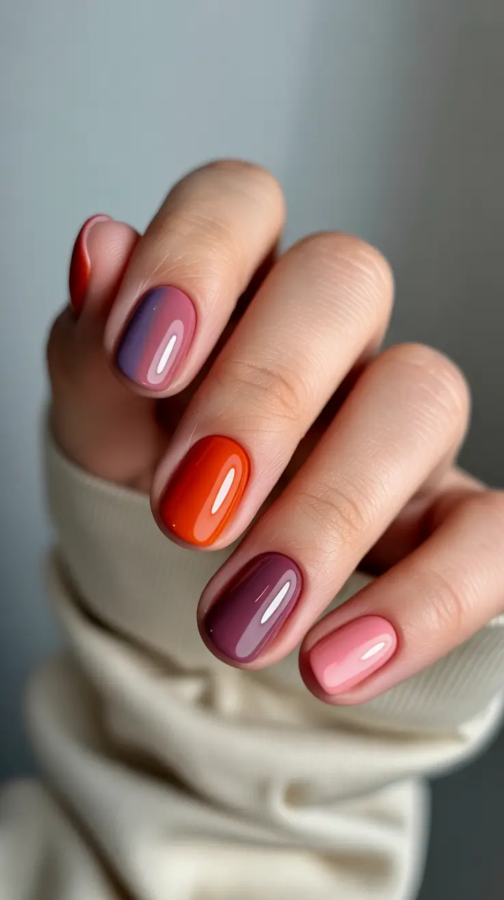 short-winter-nails-2025-2026-warm-gradient-glow