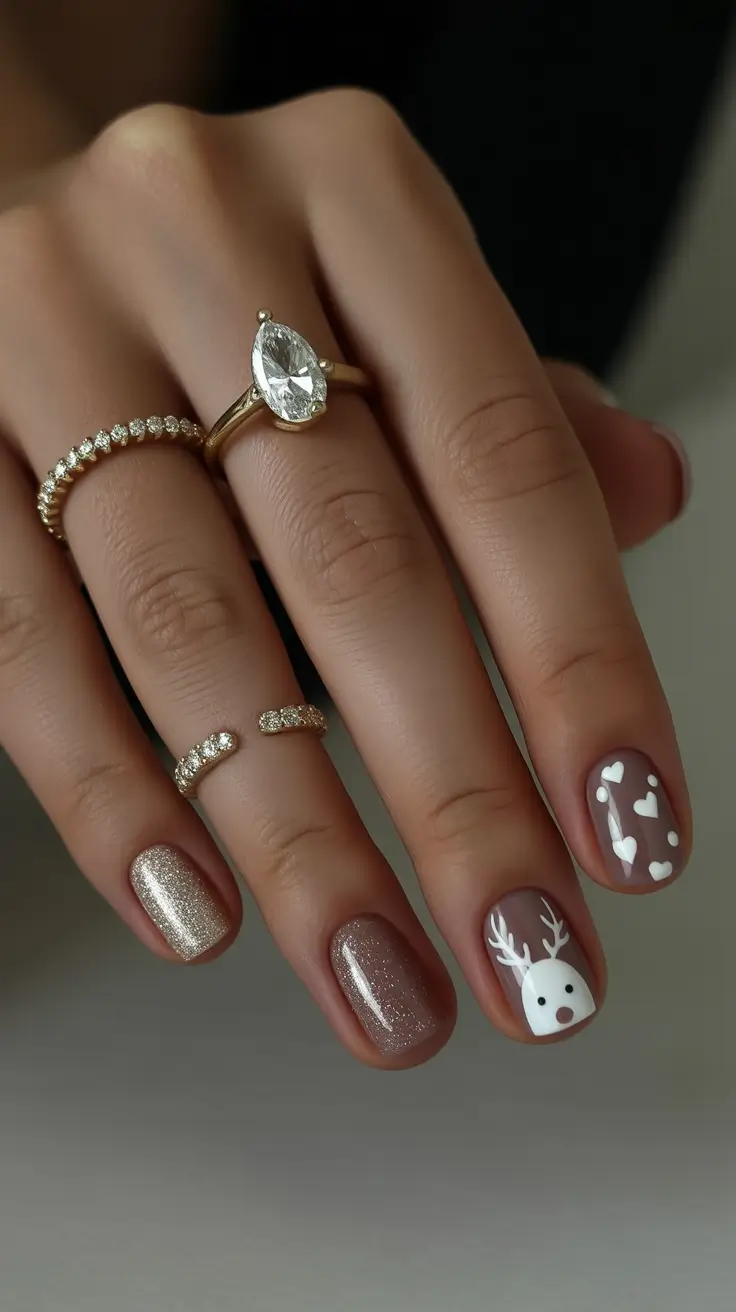 short-winter-nails-2025-2026-golden-frost-hearts