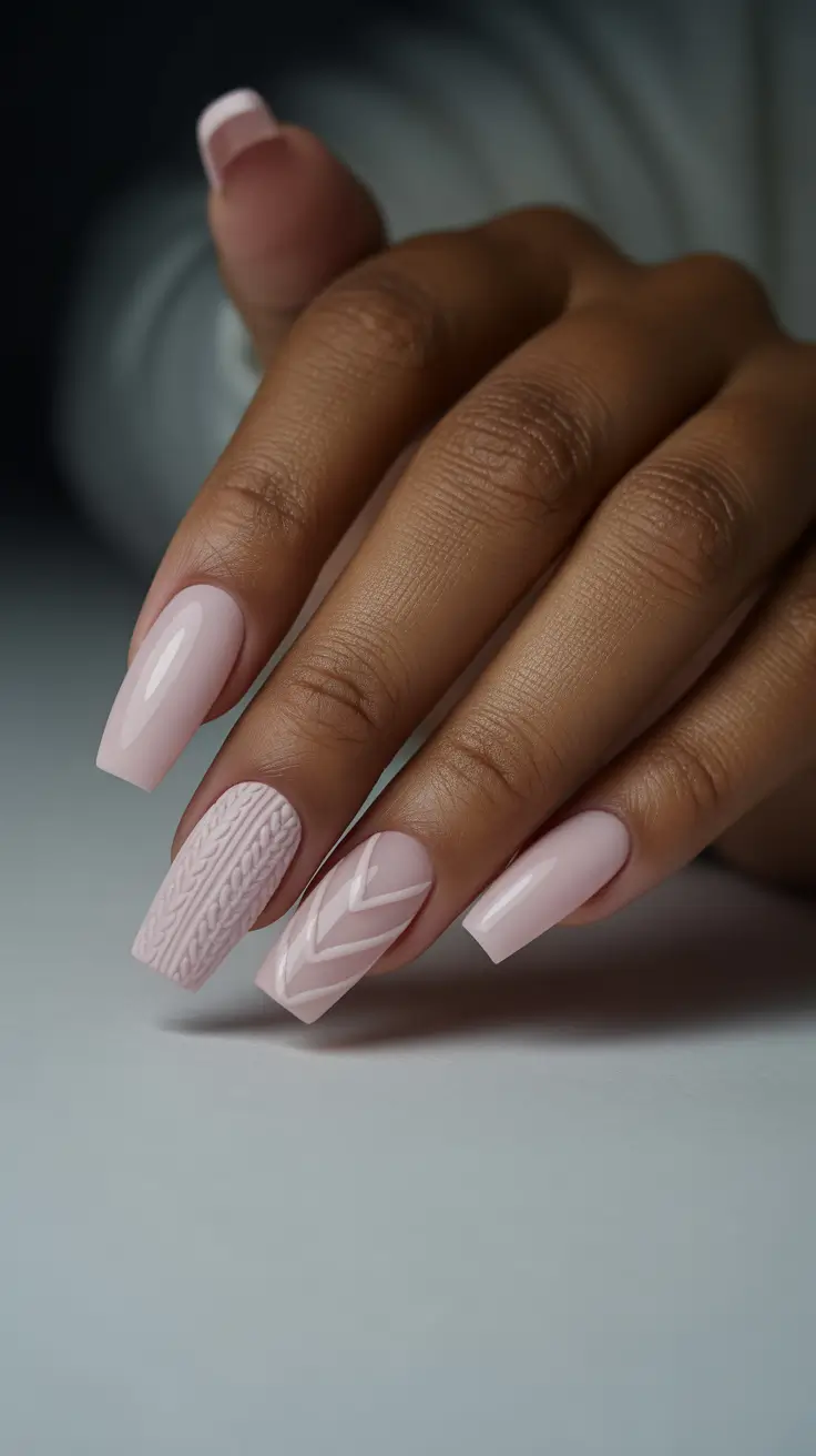 pink-winter-nails-2025-2026 soft-winter-glow