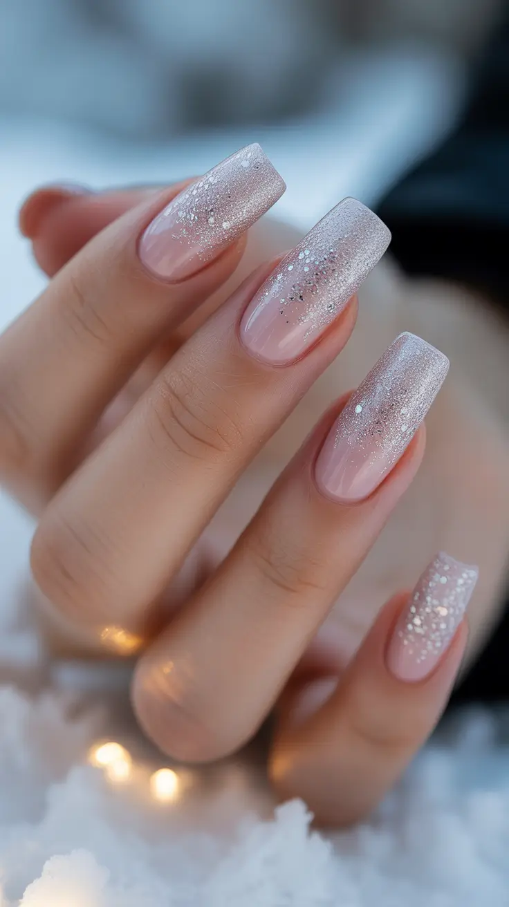 pink-winter-nails-2025-2026 winter-chevron-harmony