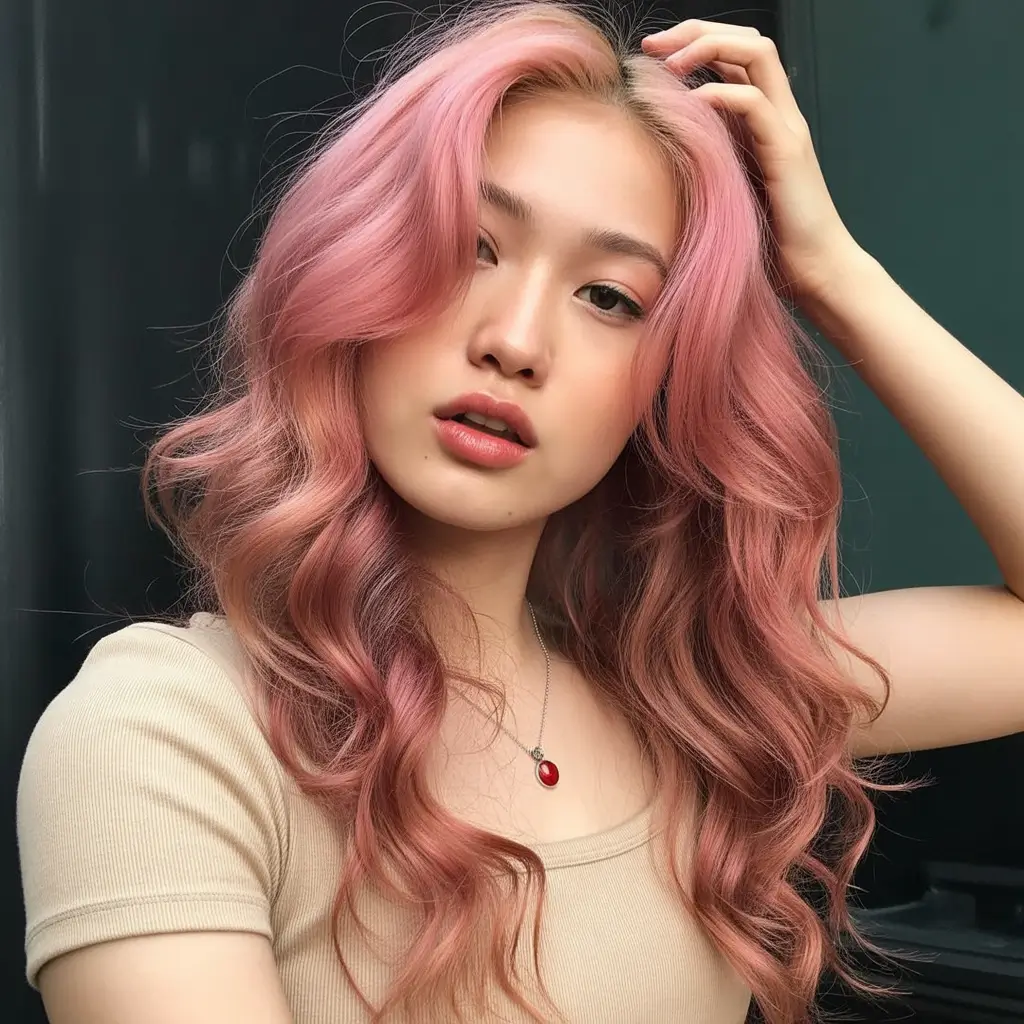 Berry Rosé Glam hair colors for soft winter 2025-2026