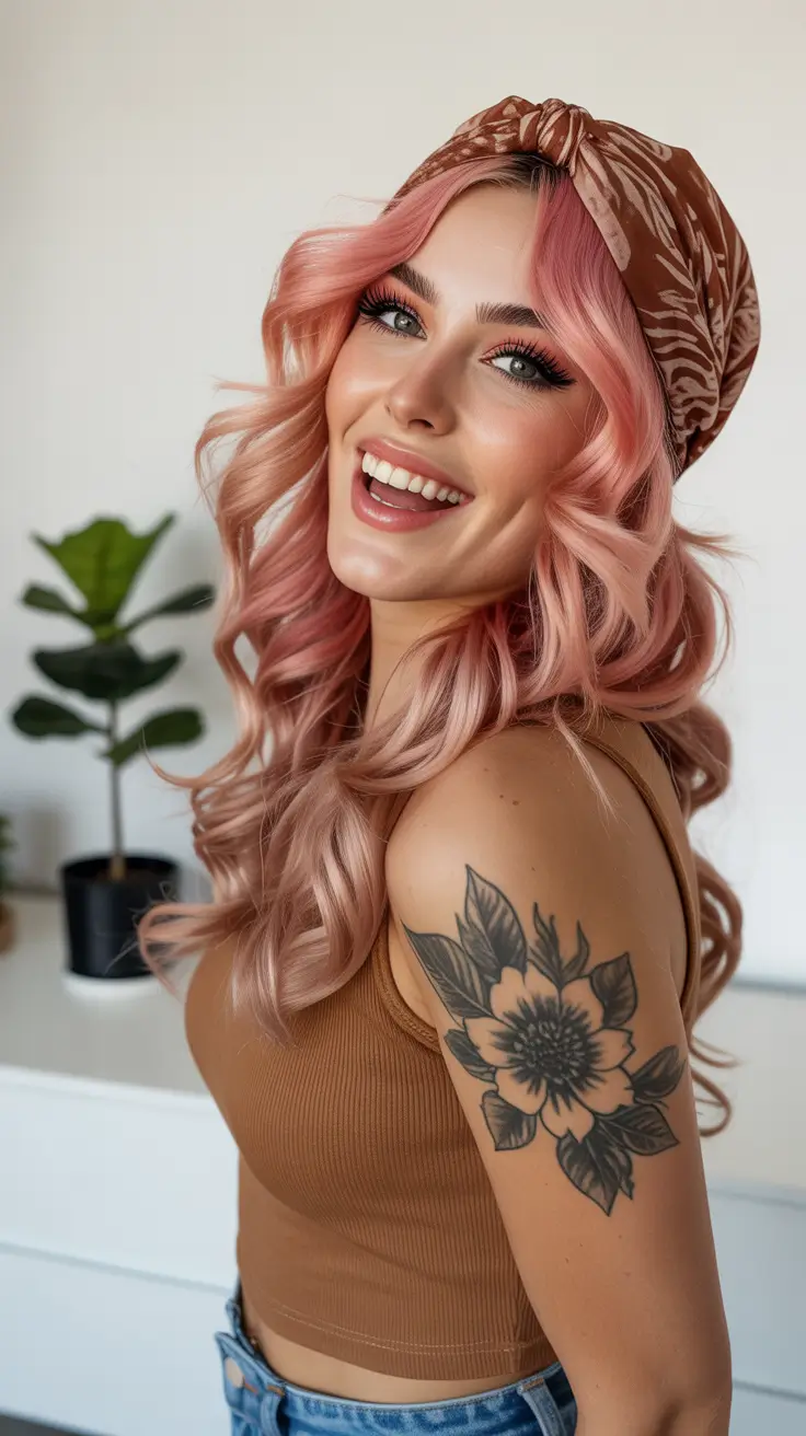 Playful Pink Energy hair colors for soft winter 2025-2026