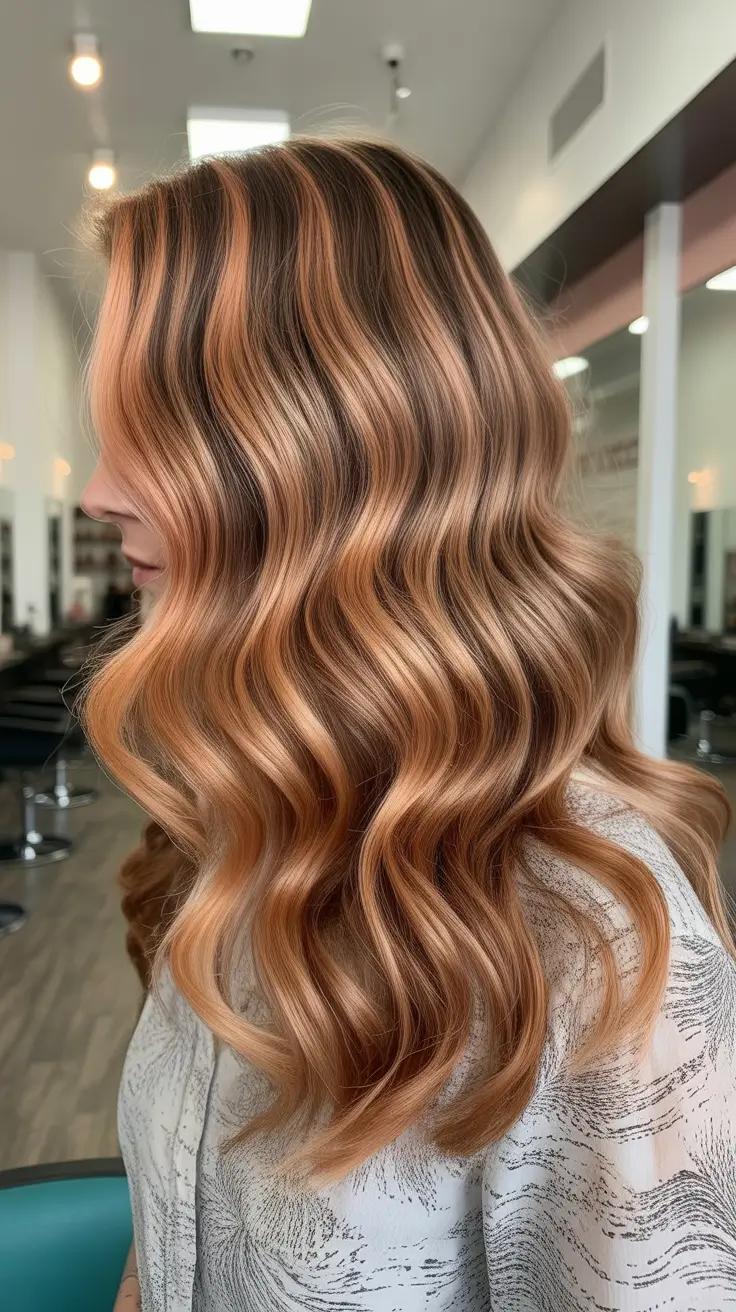 Caramel Copper Elegance hair colors for soft winter 2025-2026