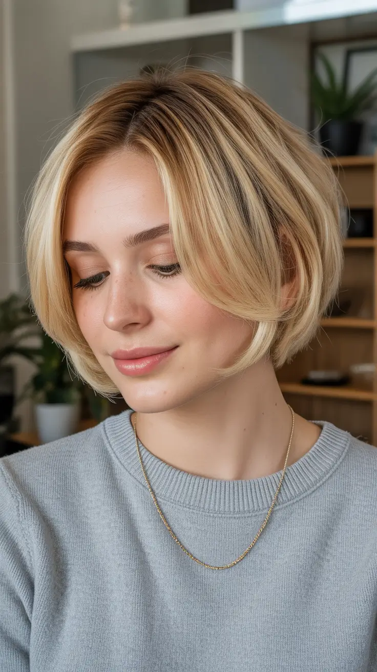 Soft Blonde Bob hair colors for soft winter 2025-2026
