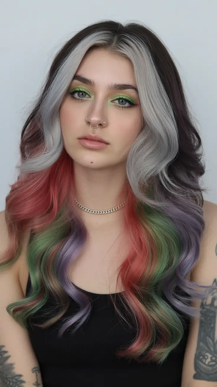 Rainbow Frost Dimension hair colors for soft winter 2025-2026
