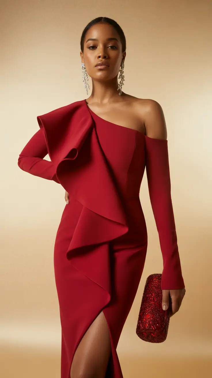 formal outfits for women 2026 Crimson Statement