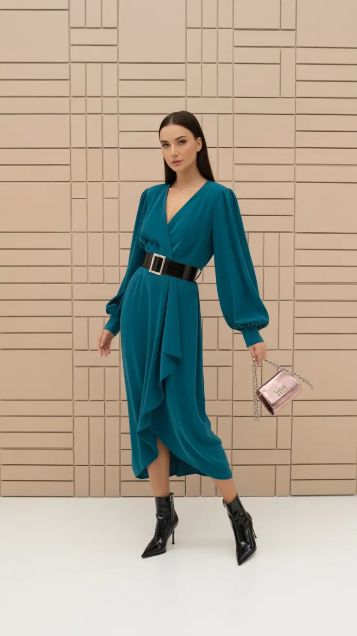 formal outfits for women 2026 Teal Confidence The New Workwear Chic