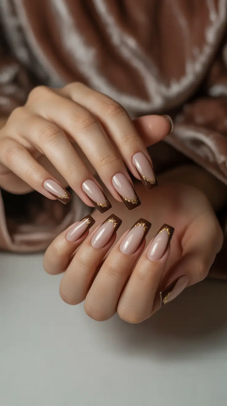 trendy-french-tips-winter-2025-2026-mocha-gold-french