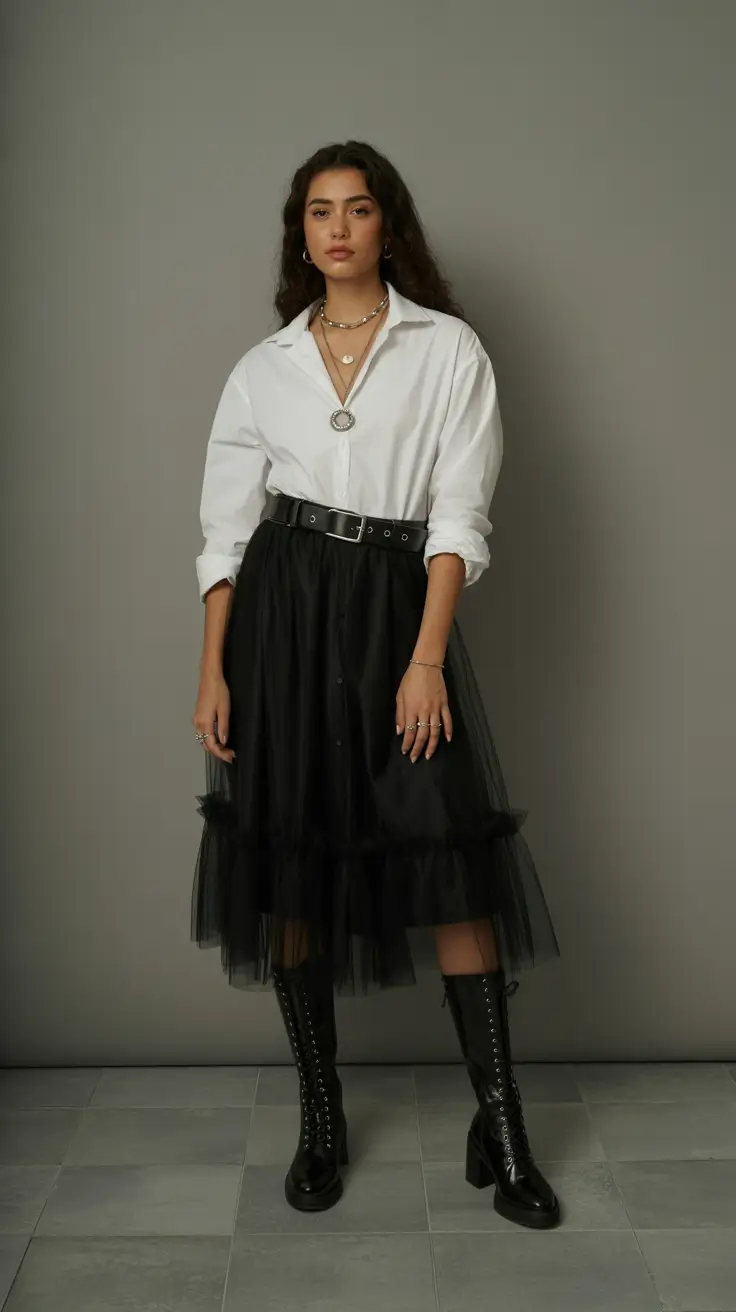 winter going out outfit 2025-2026 Romantic Rebel