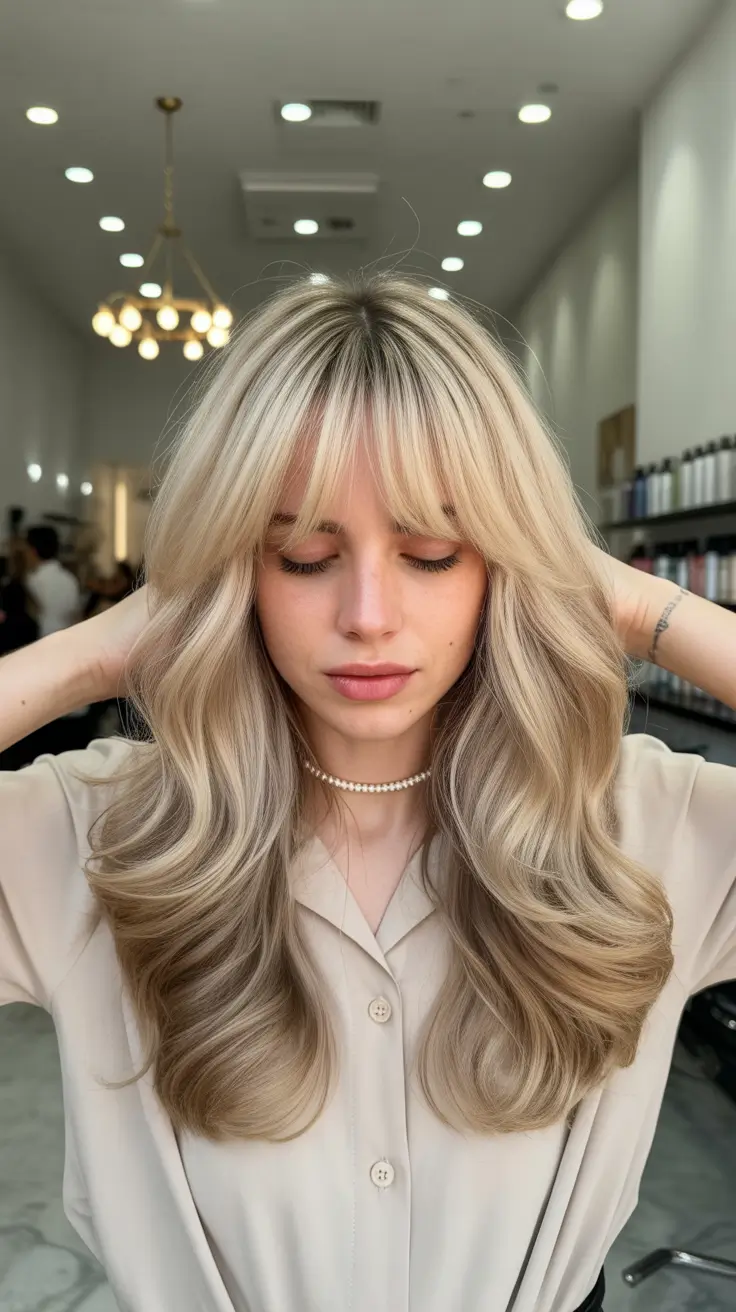winter haircuts and colors 2025-2026 Butterfly Blonde Layers with Volume