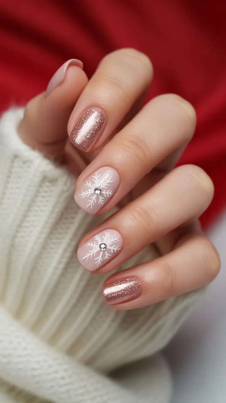 Winter 2025-2026 Short Gel Nails French Tips