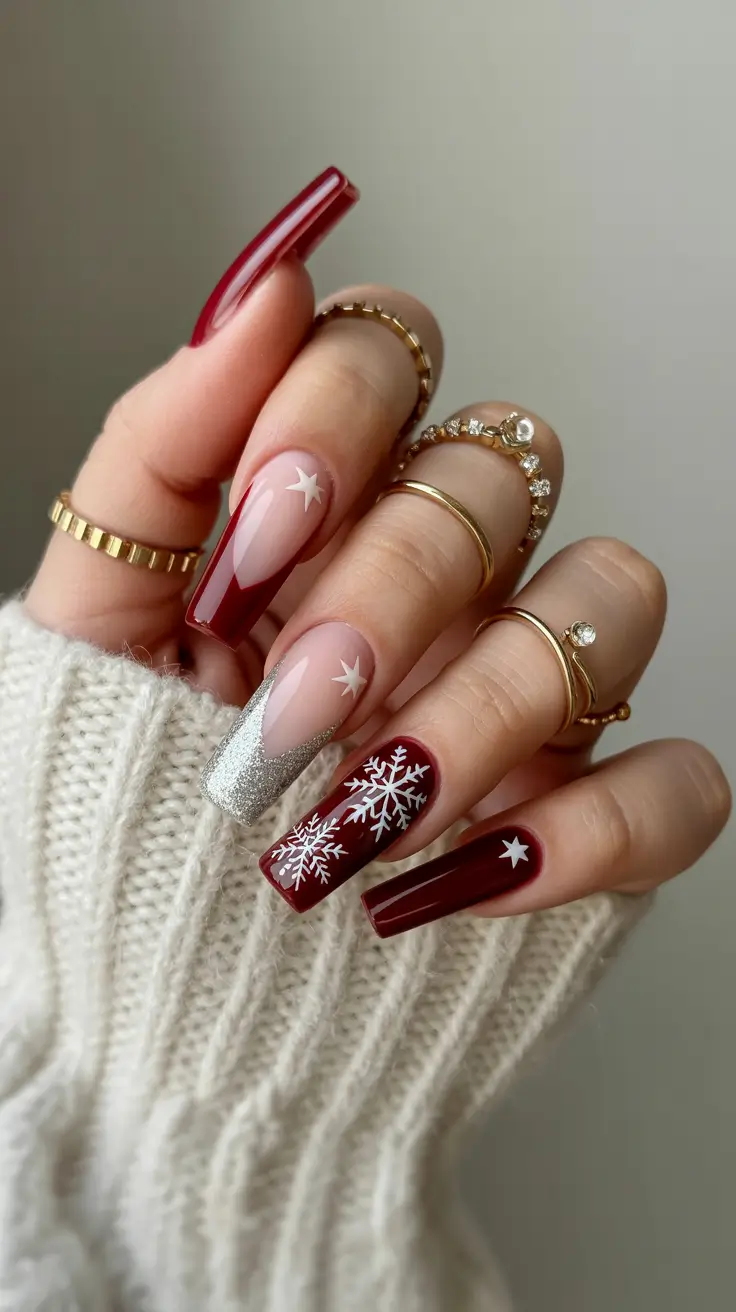 winter-acrylic-nails-design-and-color-ideas-2025-2026-starry-burgundy