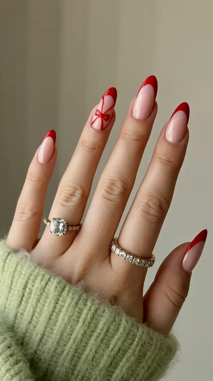 winter-acrylic-nails-design-and-color-ideas-2025-2026-bow-french-tip