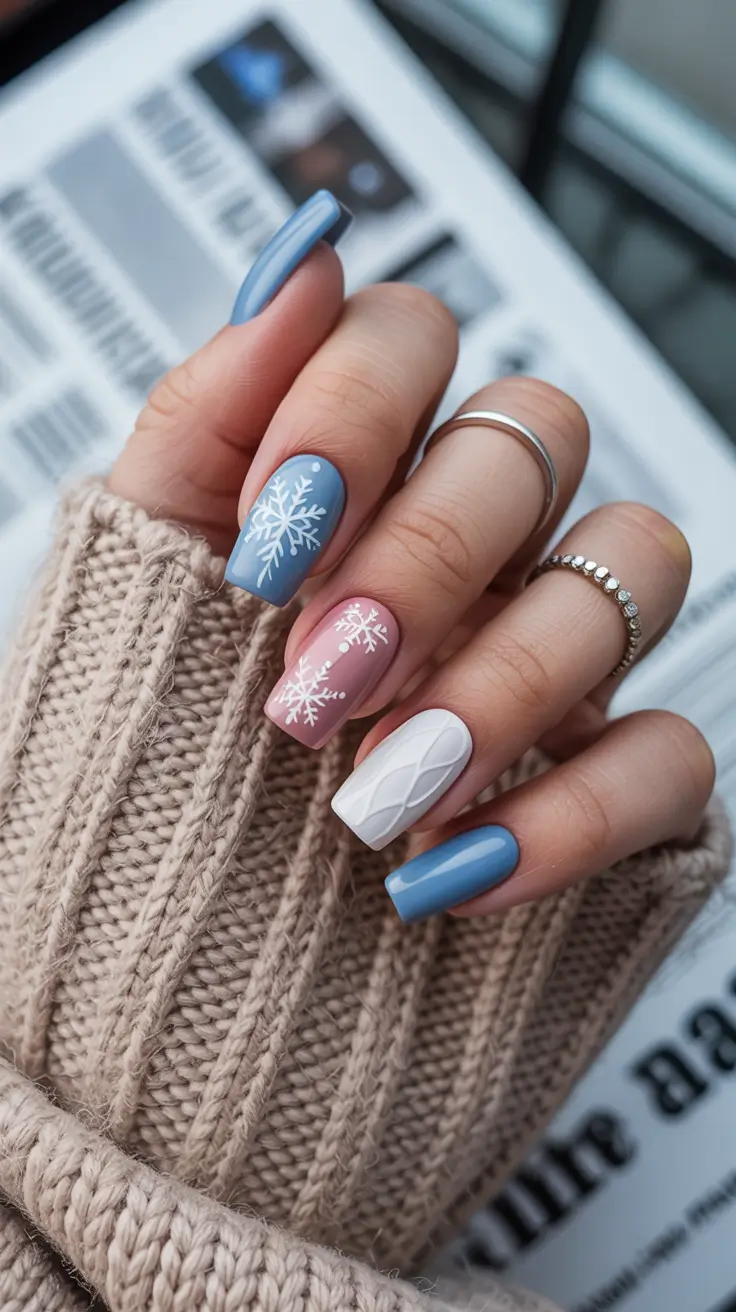 winter-acrylic-nails-design-and-color-ideas-2025-2026-blue-sweater