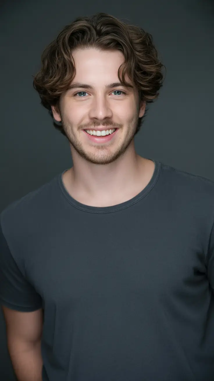 winter haircuts for men 2025-2026 Casual Curl Volume