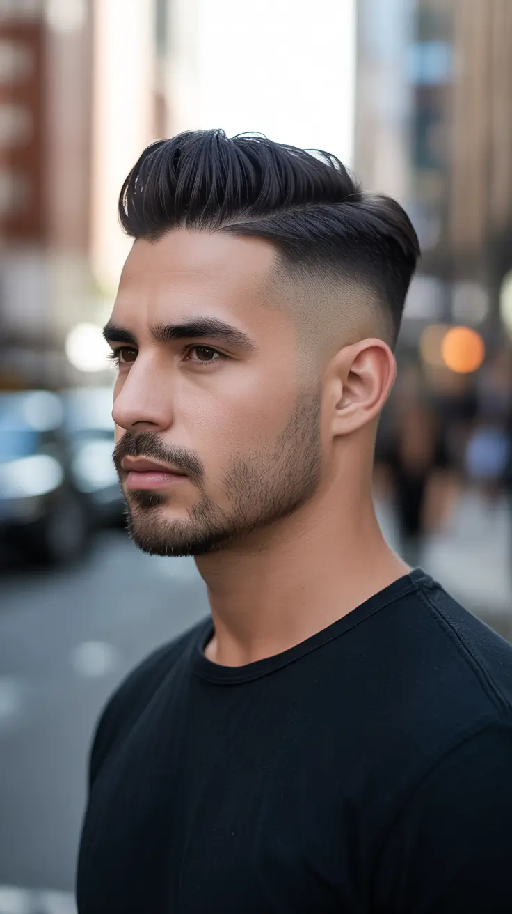 winter haircuts for men 2025-2026 Urban Fade with Volume