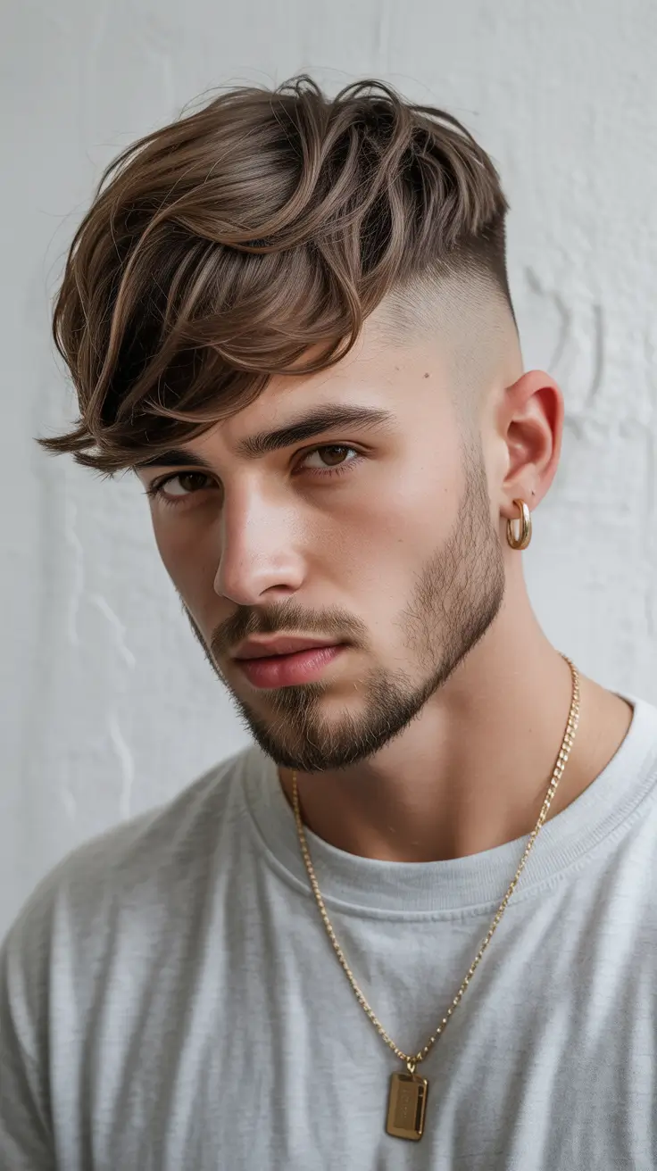 winter haircuts for men 2025-2026 Soft Undercut Flow