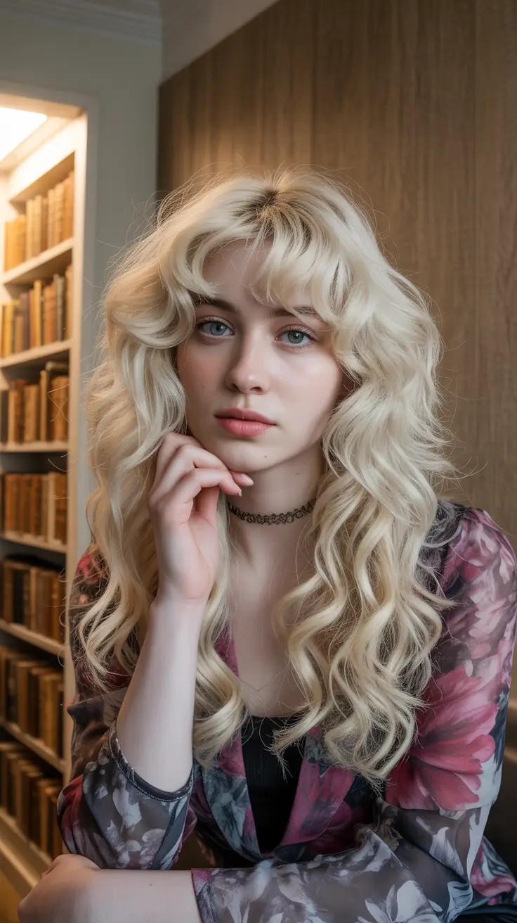 winter haircuts 2025-2026 Soft Poodle Curls with a Vintage Touch
