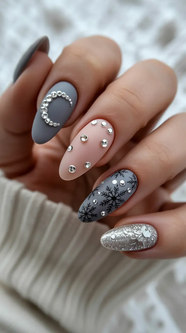 Winter Nail Inspo 2025–2026 Moonlit Glamour