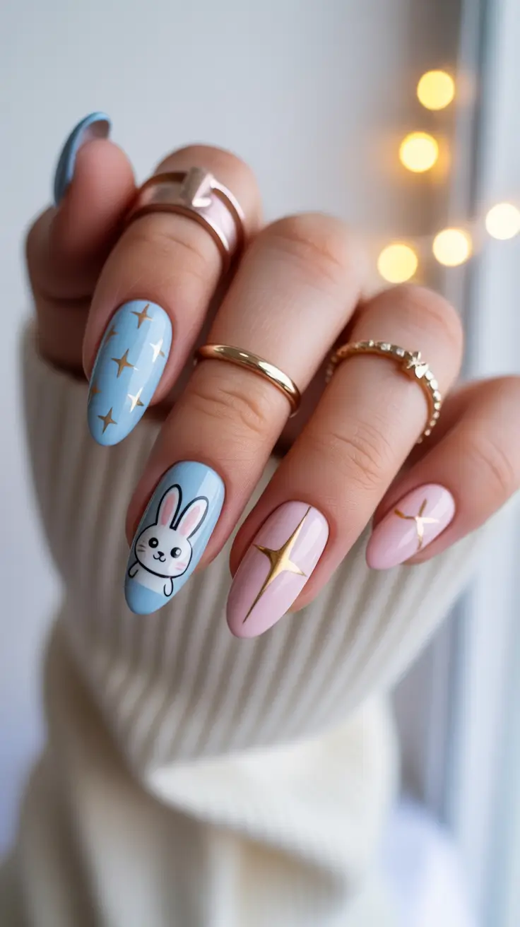 winter-nails-almond-design-and-color-ideas-2025-2026-frosted-bunny-charm