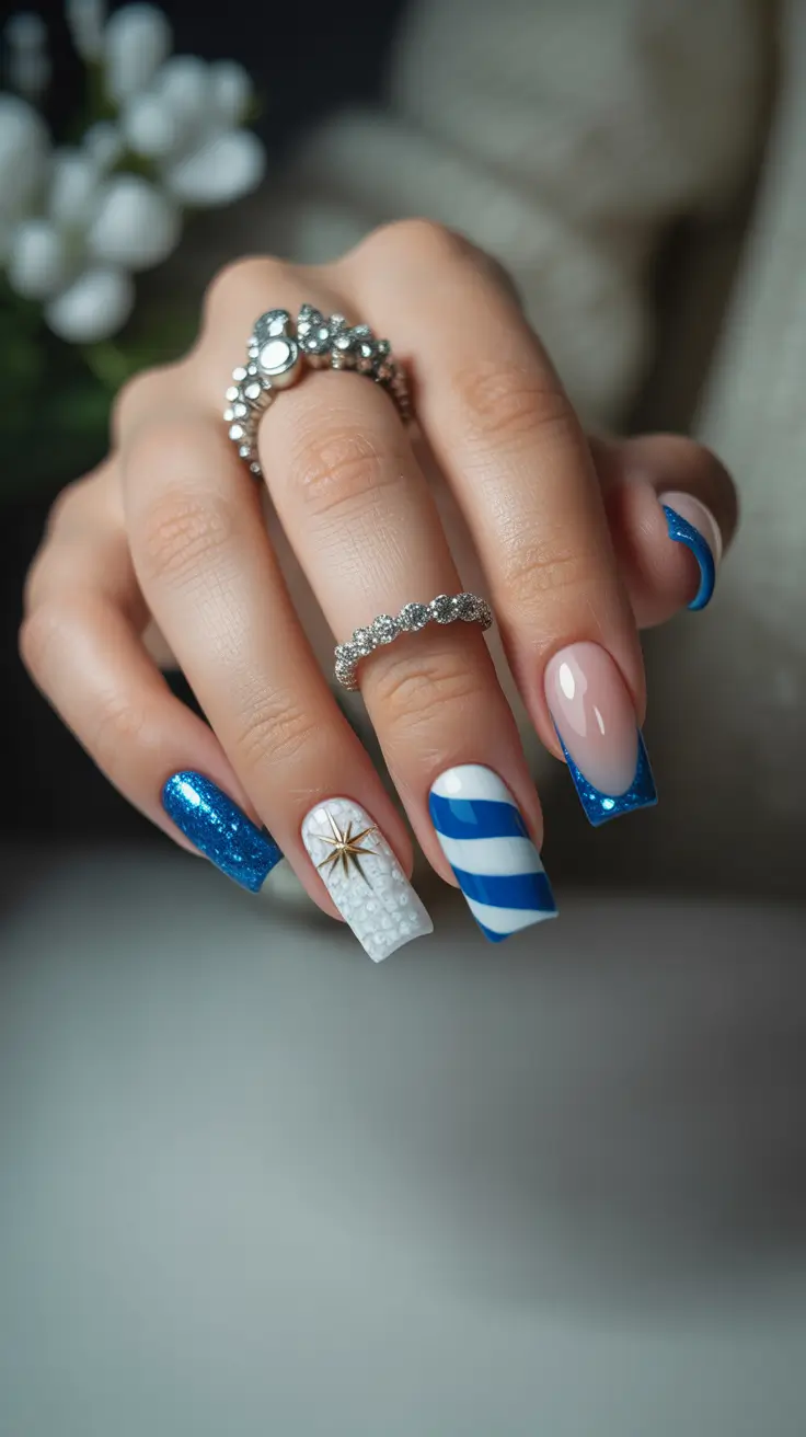 winter-nails-ideas-2025-2026-frosted-blue-candy-stripes