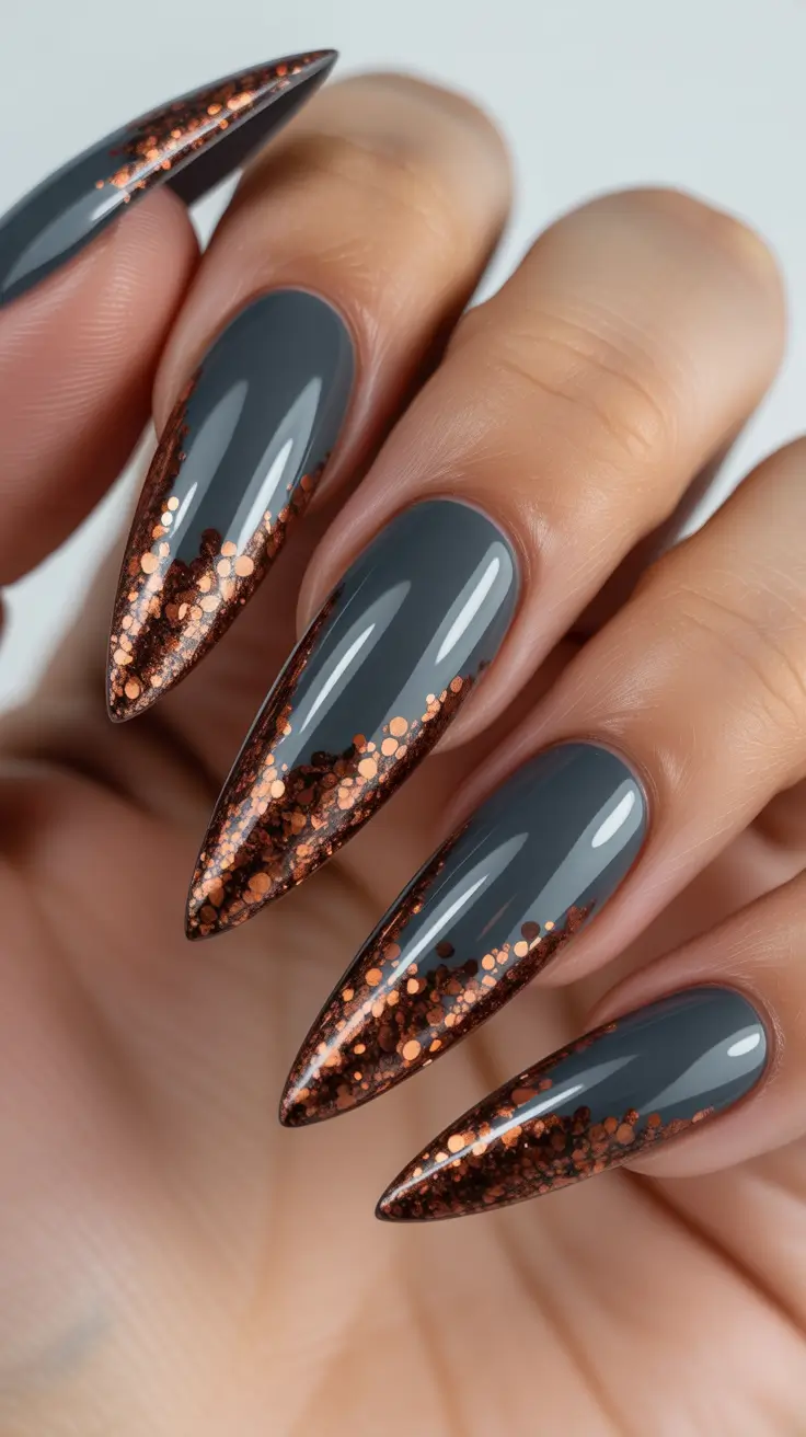 winter nails 2025-2026 Copper Frost