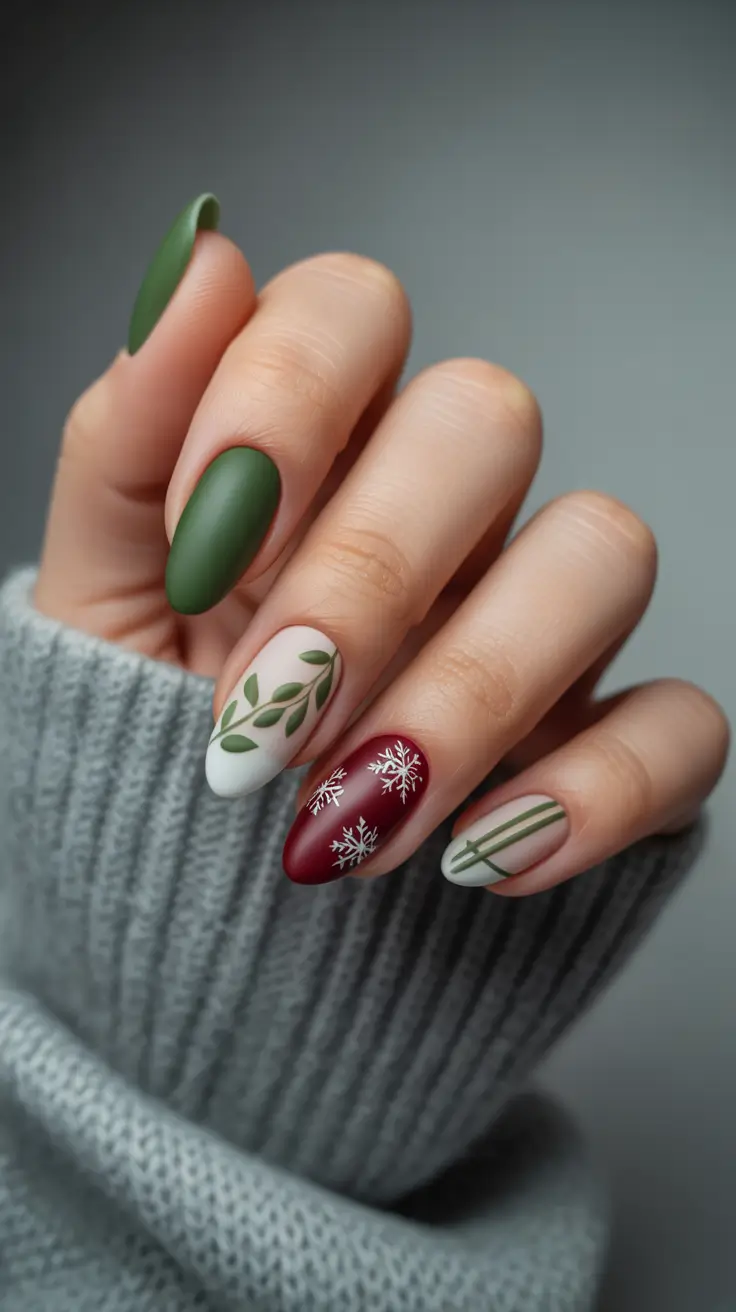 winter-nails-ideas-2025-2026-evergreen-christmas-muse