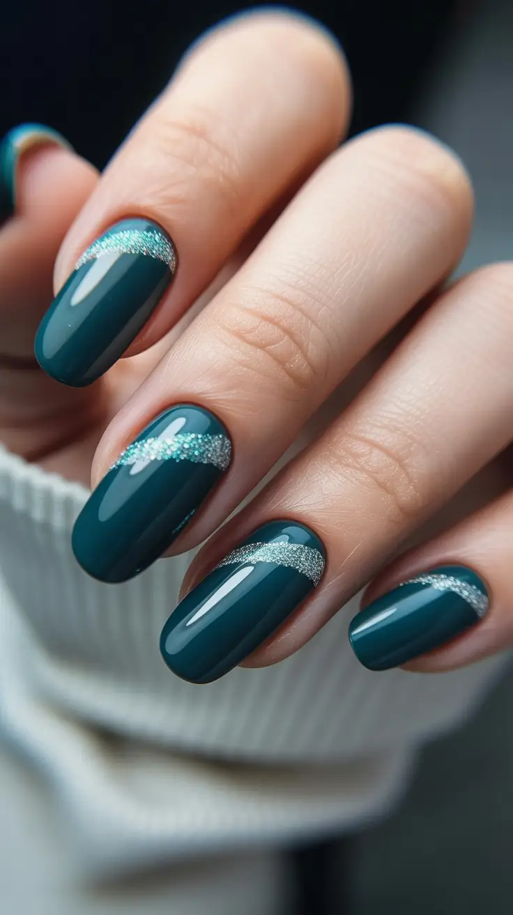 winter-nails-new-color-trends-ideas-2025-2026-Frosted-Teal-Spark