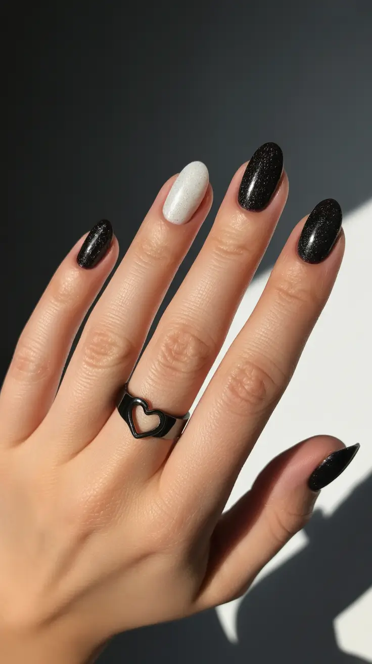 winter-nails-new-color-trends-ideas-2025-2026-Black-Ice-Minimalism