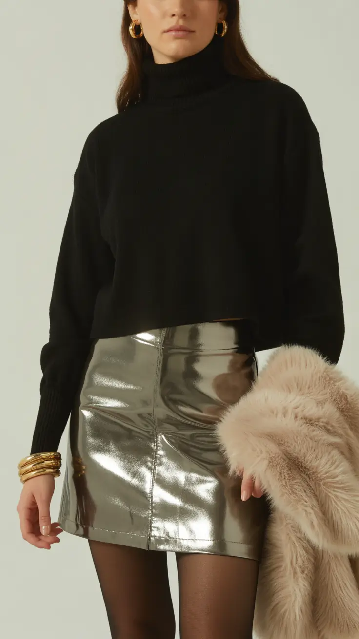 women's outfits 2026 Metallic Muse