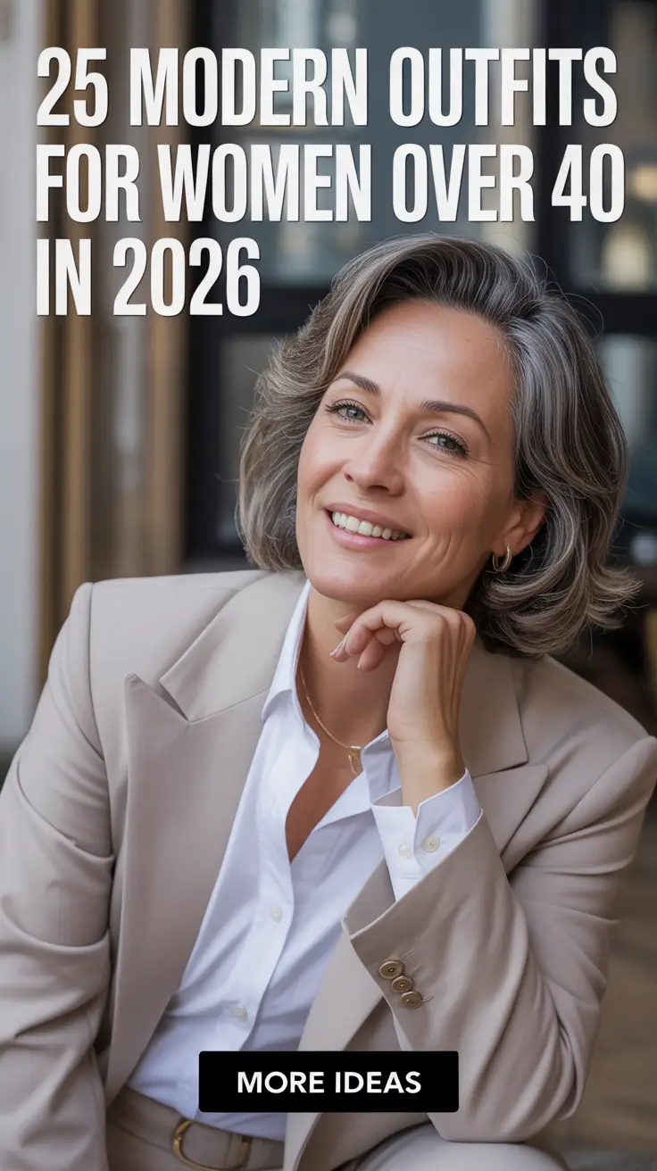 Modern Outfits for Women Over 40 in 2026: Stylish Looks for Every Occasion
