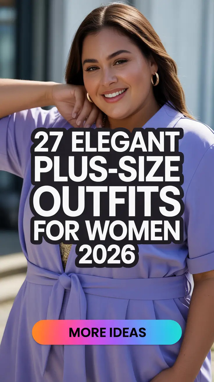 Elegant Plus-Size Outfits for Women 2026: Chic, Cozy & Confident Style Ideas for Every Season