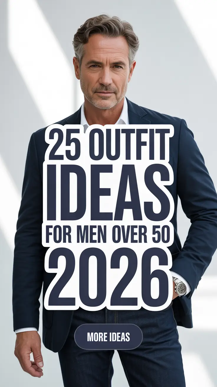 Outfit Ideas for Men Over 50 2026: Stylish & Trendy Looks to Try This Year